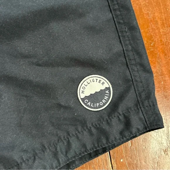 Hollister Black Board Shorts with Drawstring Waist - Picture 2 of 4